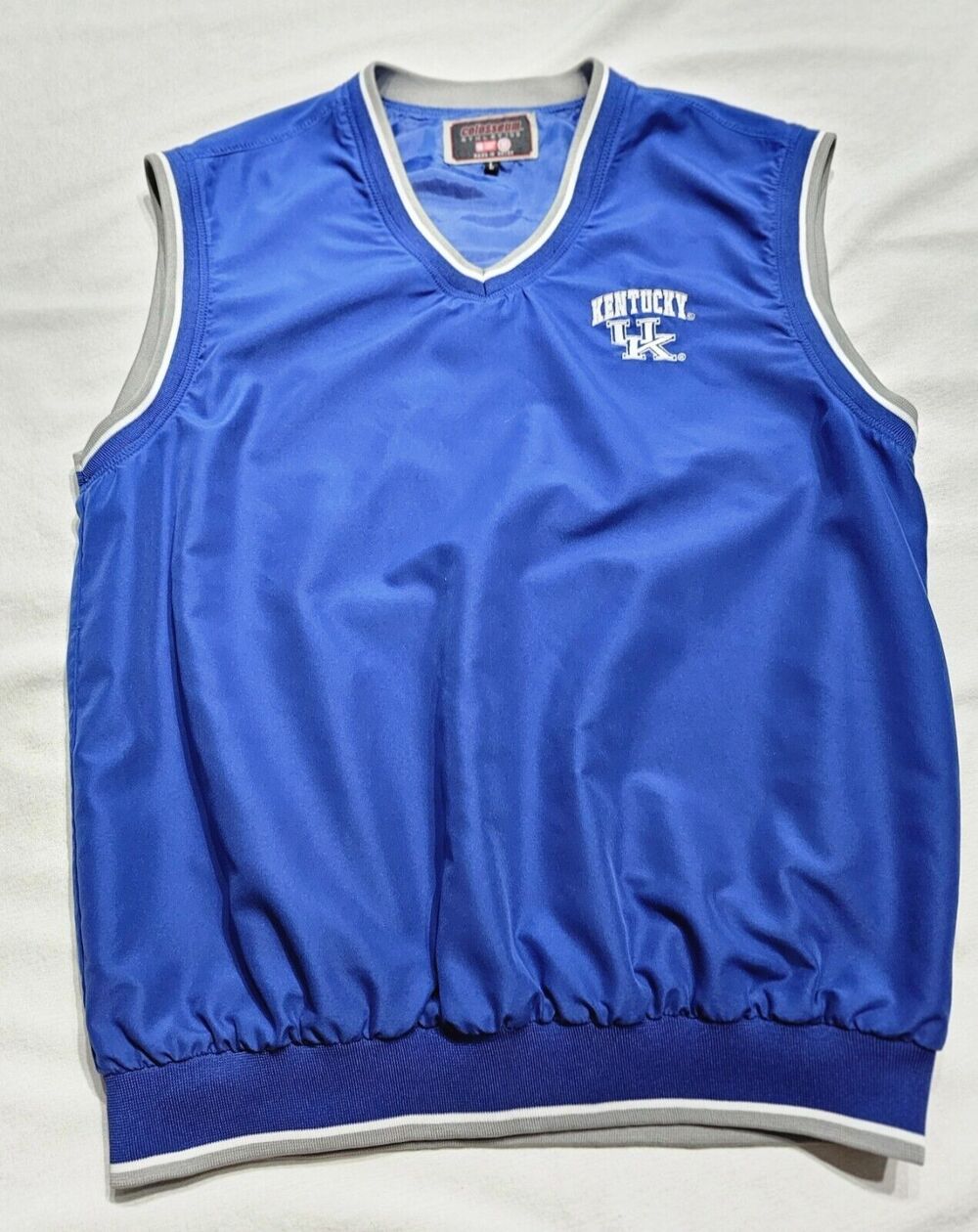 Colosseum Athletics Men's L Kentucky Wildcats Windbreaker Vest UK Golf Pullover